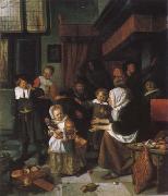 Jan Steen Festival of the St. Nikolaus Spain oil painting artist